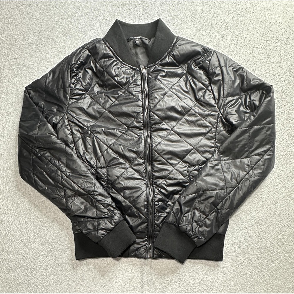 Romeo Juliet Couture Jacket Womens Medium Quilted Bomber Puffer Lightweight